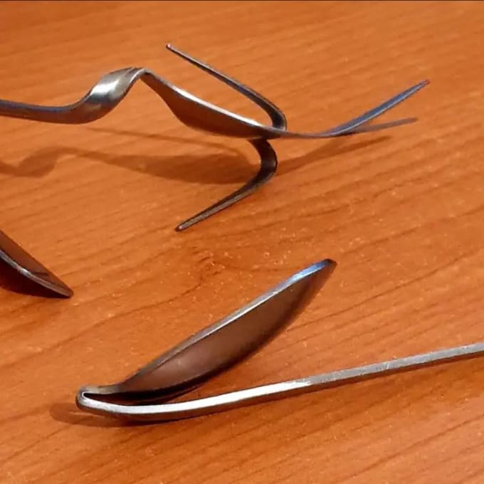 "I made the time to take the spoonbending session. Here are the results, that's just amazing"