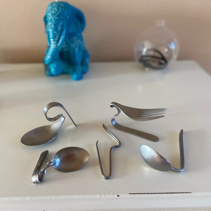"Nice set of new cutlery at home 😂"