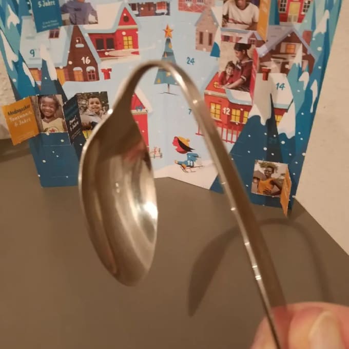 "The spoon melted in between my hands without any effort!"