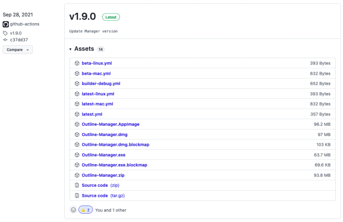 Download the outline manager from Github