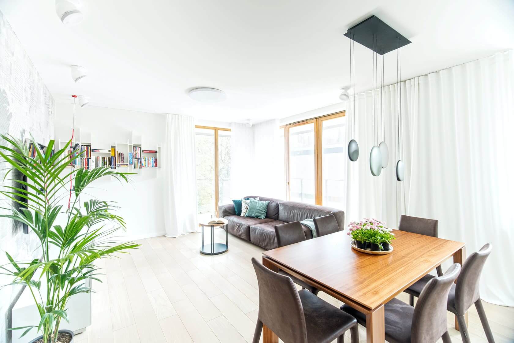 Apartament przy Błoniach — projekt wnętrza Minimoo