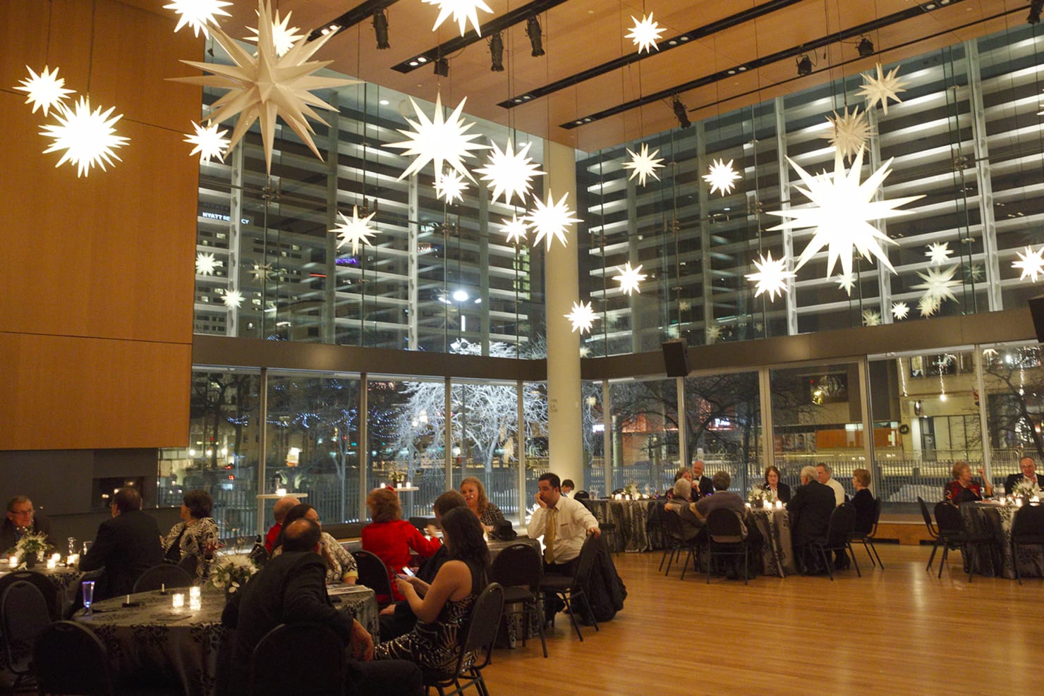 Event during evening in Target Atrium