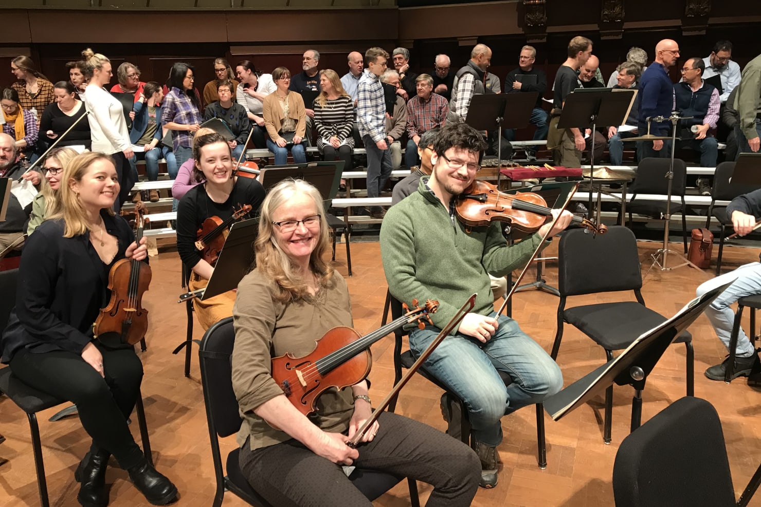 A concert at the University of Michigan in 2020.