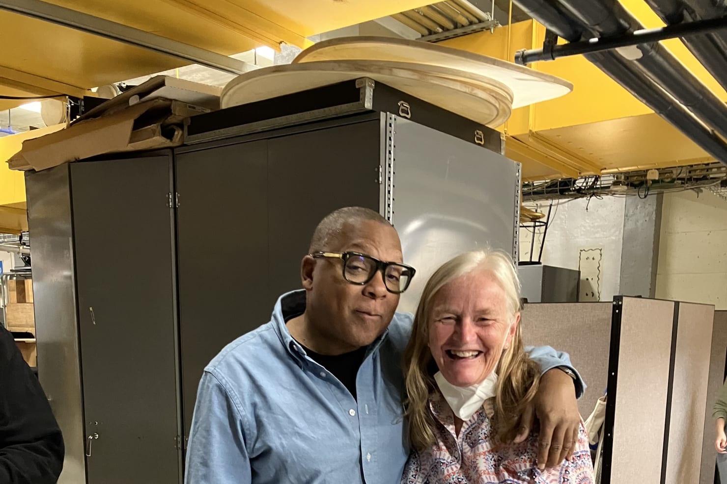 Backstage as the Jazz at Lincoln Center Orchestra joins the Minnesota Orchestra for concerts in 2022.