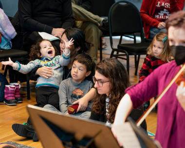 Sensory Friendly Family Concert Audience