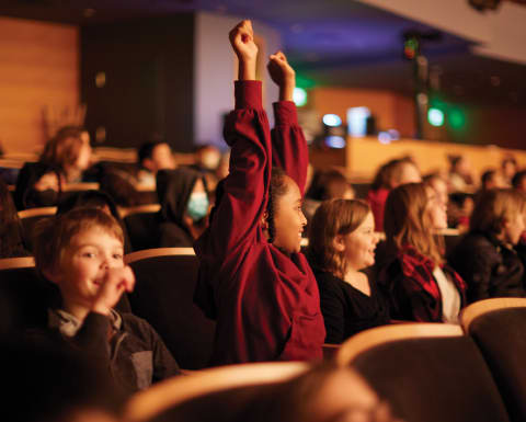 Children enjoying a concert at Orchestra Hall