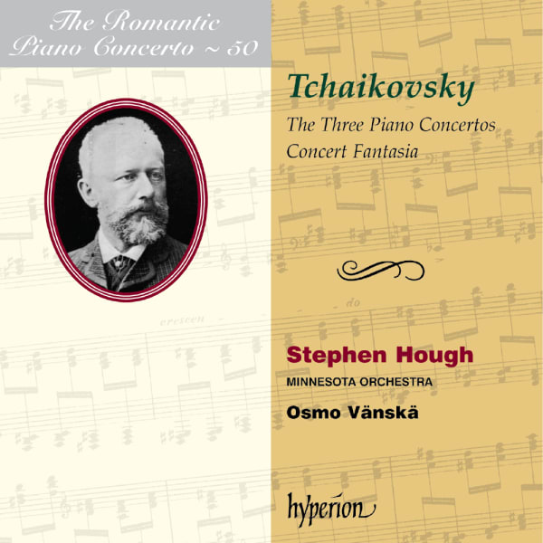 Tchaikovsky Piano Concertos and Concert Fantasia CD Cover