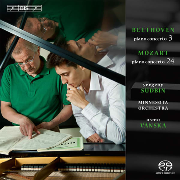 Beethoven Piano Concerto 3 and Mozart Piano Concerto 24 CD Cover