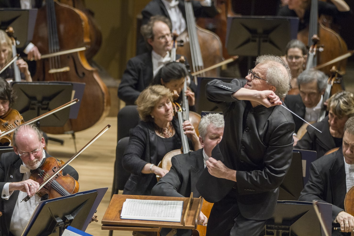 Marcia Peck with Osmo Vänskä in 2014