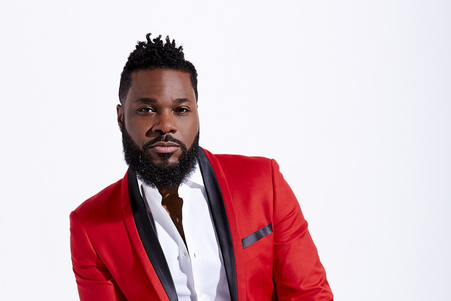 A portrait of Malcolm-Jamal Warner