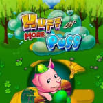 El logo de la Huff N' More Puff tragamonedas
