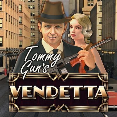 El logo de la slot Tommy Gun’s Vendetta