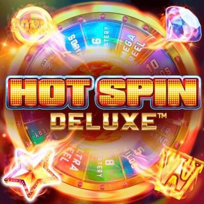 El logo de la slot Hot Spin Deluxe