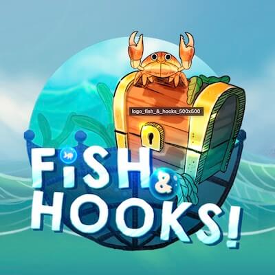 El logo de la slot Fish & Hooks