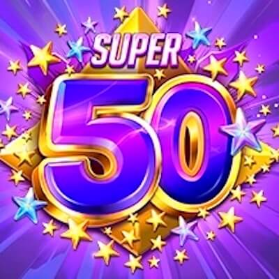 El logo de la slot Super 50 Stars