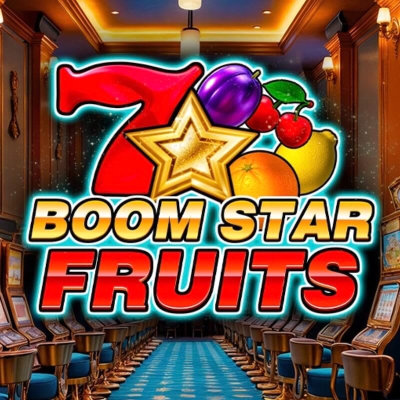 El logo de la slot Boom Star Fruits