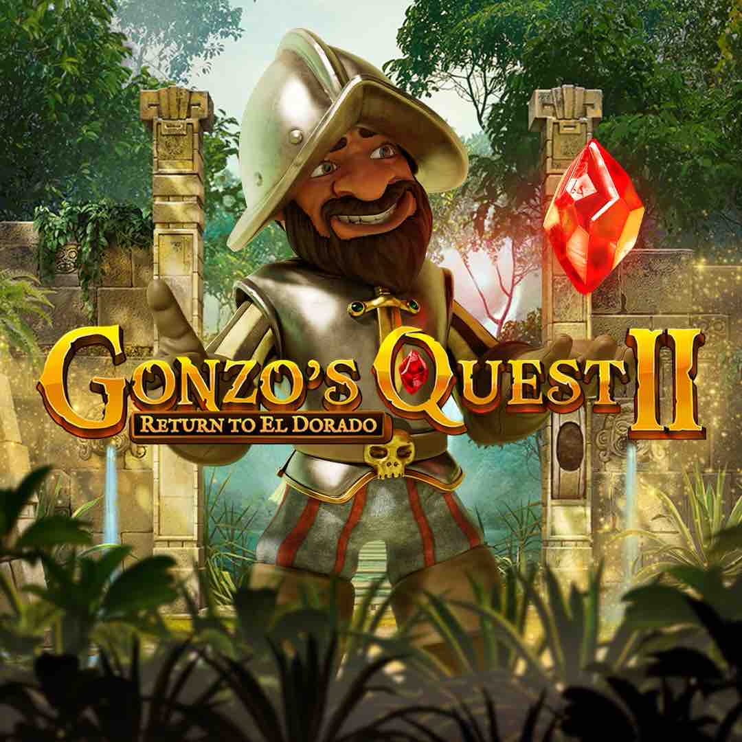 El logo de la slot Gonzo’s Quest 2: Return to El Dorado