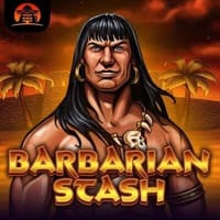 El logo de la Barbarian Stash Tragaperras