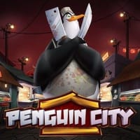 El logo de la Penguin City Tragaperras