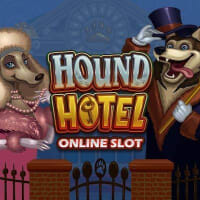 El logo de la Hound Hotel Tragaperras