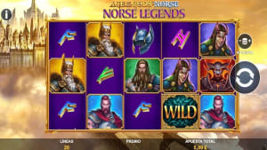 El logo de la Age of the Gods Norse Norse Legends Maquina Tragamonedas