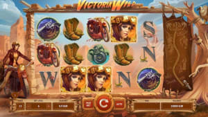 El logo de la Victoria Wild Maquina Tragamonedas