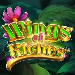 El logo de la Wings of Riches Maquina Tragamonedas