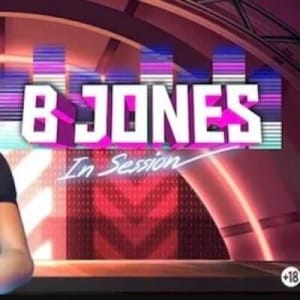 El logo de la B Jones in Session Maquina Tragamonedas