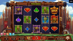 El logo de la Trolls Bridge Maquina Tragamonedas