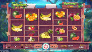 El logo de la Tropical Crush Maquina Tragamonedas
