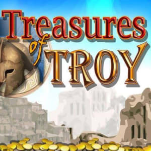 El logo de la Treasures of Troy Maquina Tragamonedas