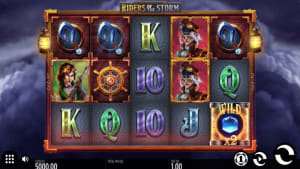El logo de la Riders of the Storm Maquina Tragamonedas