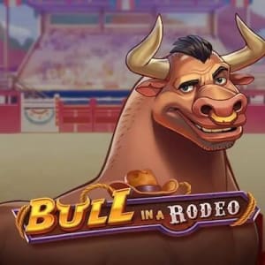El logo de la Bull in a Rodeo Maquina Tragamonedas