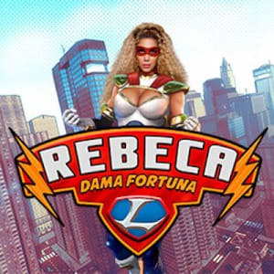 El logo de la Rebeca la dama de la Fortuna Maquina Tragamonedas