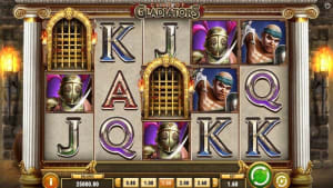 El logo de la Game of Gladiators Maquina Tragamonedas