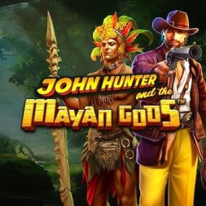 El logo de la John Hunter and the Mayan Gods Maquina Tragamonedas