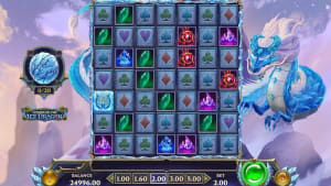 El logo de la Legend of the Ice Dragon Maquina Tragamonedas