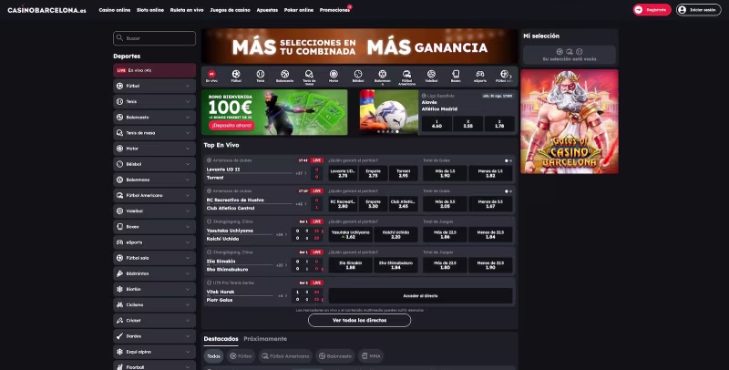 El sitio de Casino Barcelona Casa de Apuestas