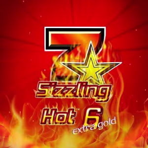 El logo de la Sizzling Hot 6 Extra Gold Tragaperras