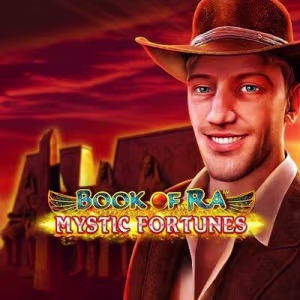 El logo de la Book of Ra Mystic Fortunes Tragaperras
