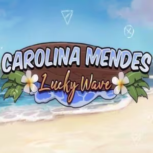 El logo de la Carolina Mendes Lucky Wave Tragaperras