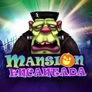 El logo de la La MansiÃ³n Encantada Tragaperras