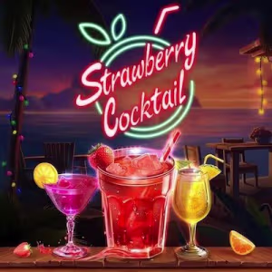 El logo de la Strawberry Cocktail Tragaperras