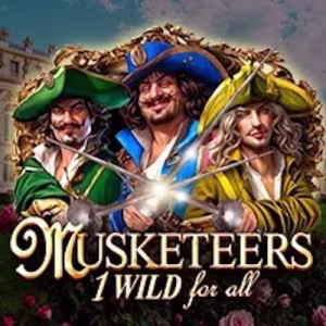 El logo de la Musketeers 1 Wild For All Tragaperras