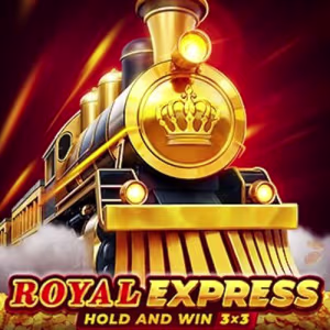 El logo de la Royal Express: Hold and Win Tragaperras