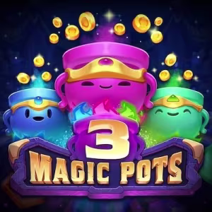 El logo de la 3 Magic Pots Tragaperras