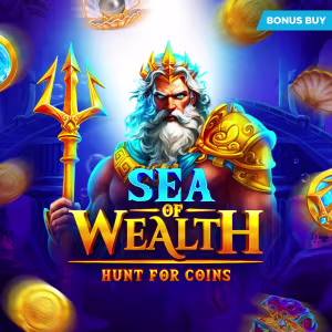 El logo de la Sea of Wealth: Hunt for Coins Tragaperras
