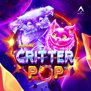 El logo de la Critter Pop Tragaperras