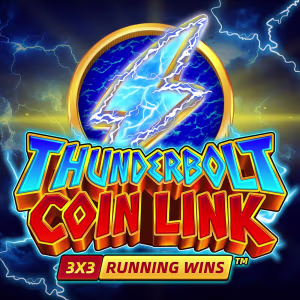 El logo de la Thunderbolt Coin Link: Running Wins Tragaperras