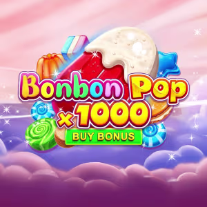 El logo de la Bonbon Pop x1000 Tragaperras